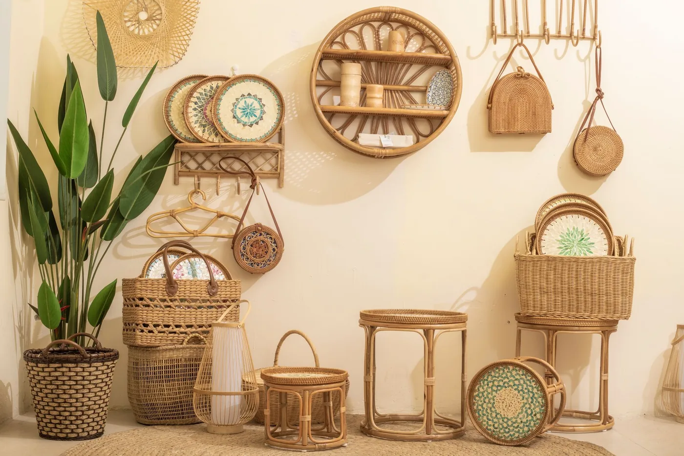 Boho styl: textil, rostliny a vrstvení